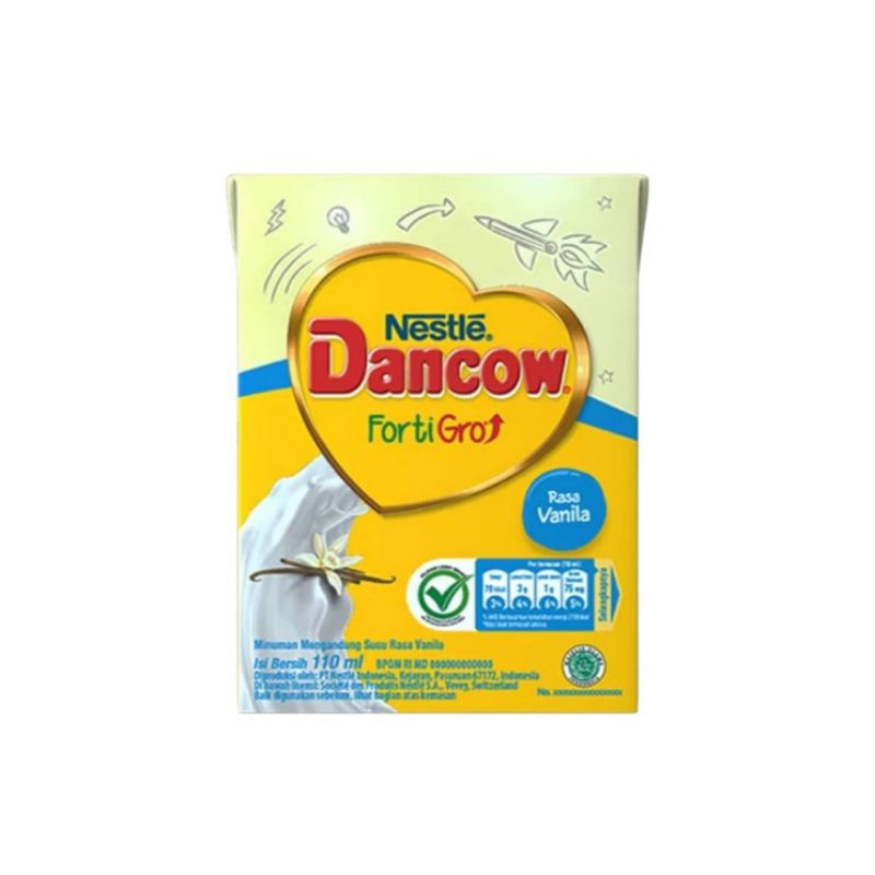 

Nestle Dancow FortiGro Susu UHT Vanila Kotak 110 ml