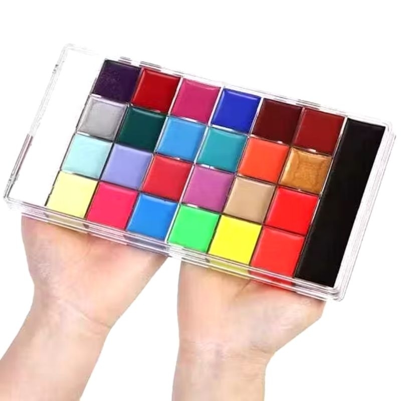 

26 Color Oil Painting Palette 26 Warna Cat Tubuh dan Wajah Face and Body Painting