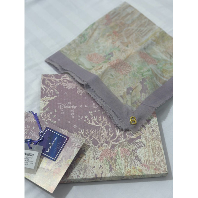 Preloved Buttonscarves Little Mermaid 2.0 Acropora Lilac