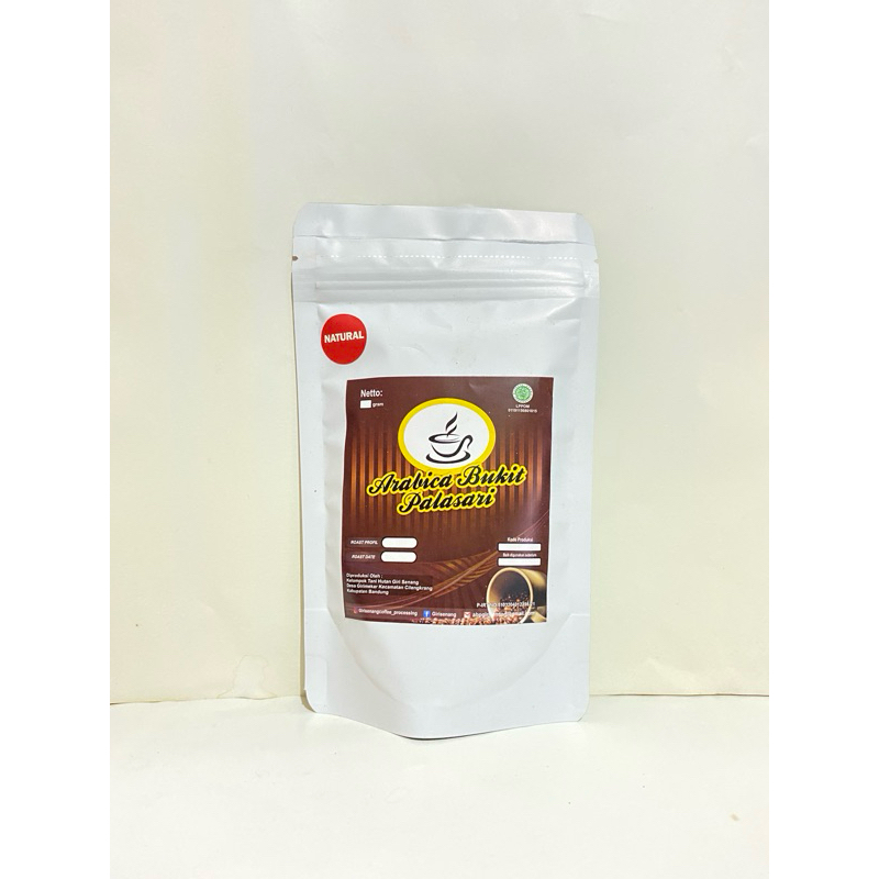 

KOPI ARABICA NATURAL JAWA BARAT 100%KOPI ASLI PROCESS 100gr
