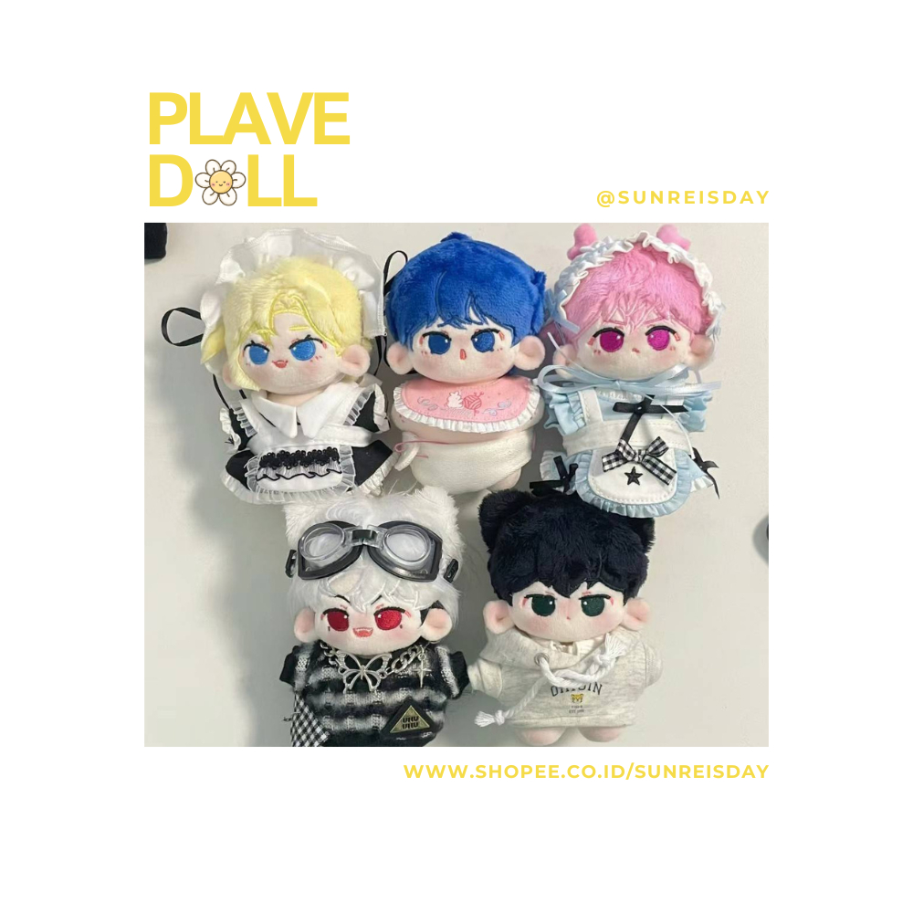 PLAVE Doll HAMIN YEJUN BAMBY EUNHO NOAH Boneka Human Animal [ 10cm / 20cm / 30cm / 40cm / 50cm ]