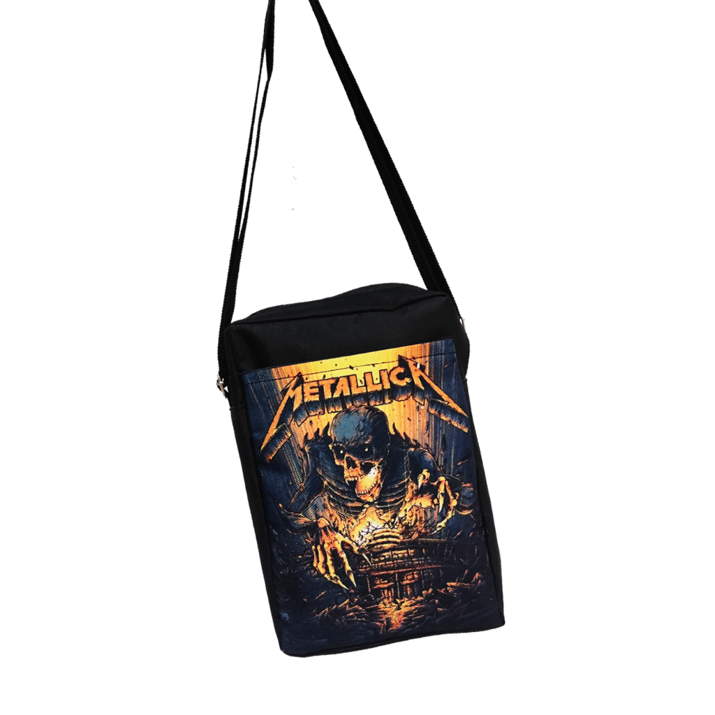 Slingbag Mini Pria Distro - Tas Selempang Bahu Pria METALICA