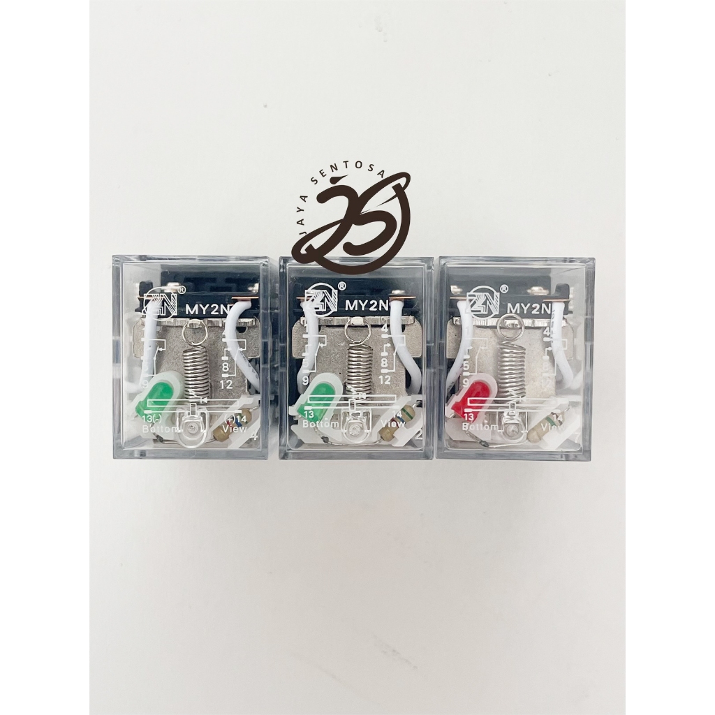 RELAY MY2N 12V MY2N 24V MY2N 220V MERK ZN RELAY MY2 N 220VOLT RILAY 220VAC 12VDC 24VDC MY2P ups stab