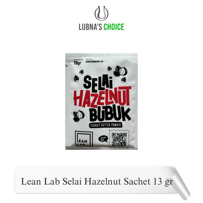 

1 Sachet - Lean Lab Selai Hazelnut 13 gram