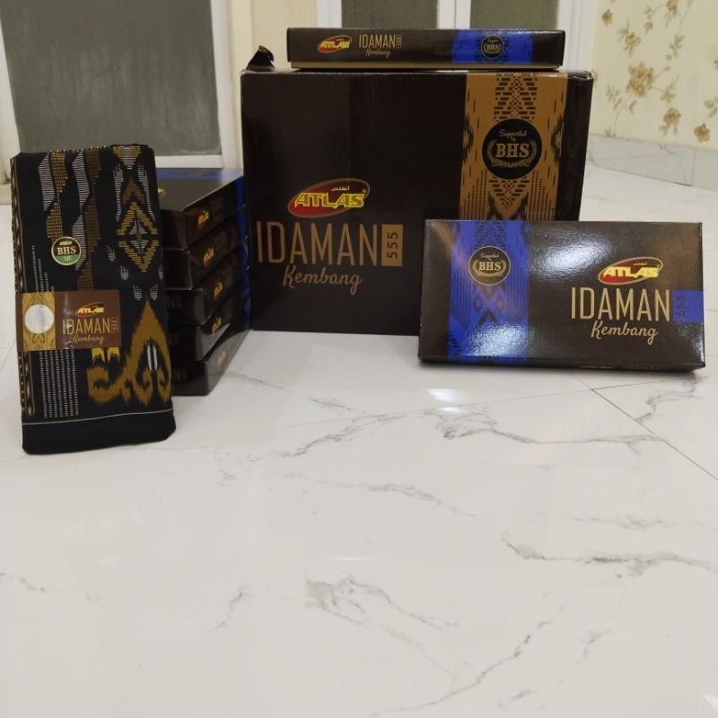 Sarung ATLAS IDAMAN Kembang / Harmoni Original Grosir Murah
