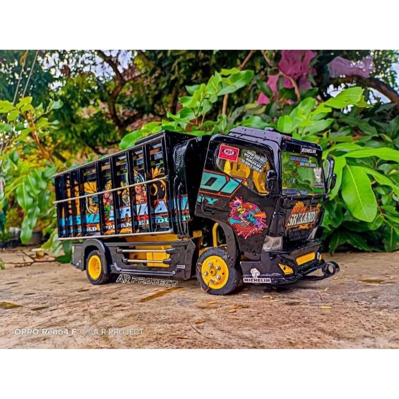 PROMO TERBARU, TRUK OLENG MINIATUR MAINAN ANAK, FULL VARIASI LAMPU TERPAL STIKER BISA OLENG OLENG