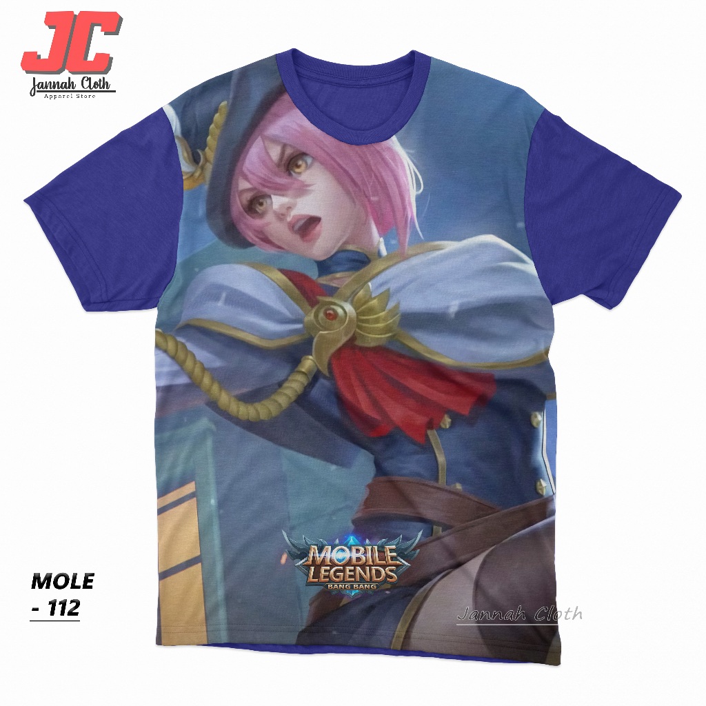 Kaos Mobile Legend Hero Fanny Royal Calvary Starlight Kode ML-112 Sablon Digital Printing