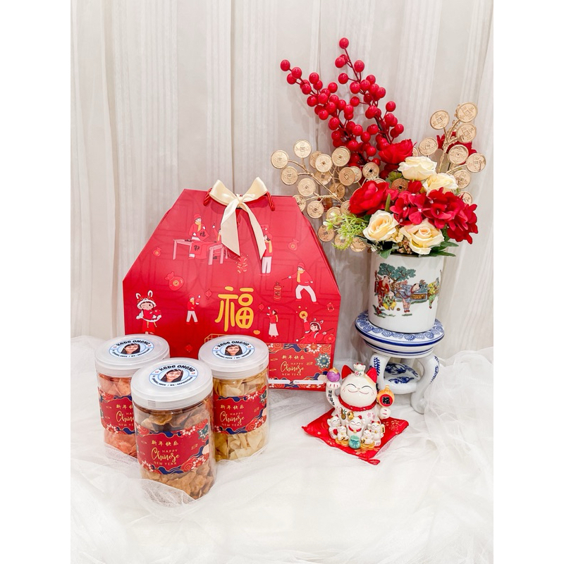 

HAMPERS IMLEK KERIPIK GARLIC N BALADO, EMPING