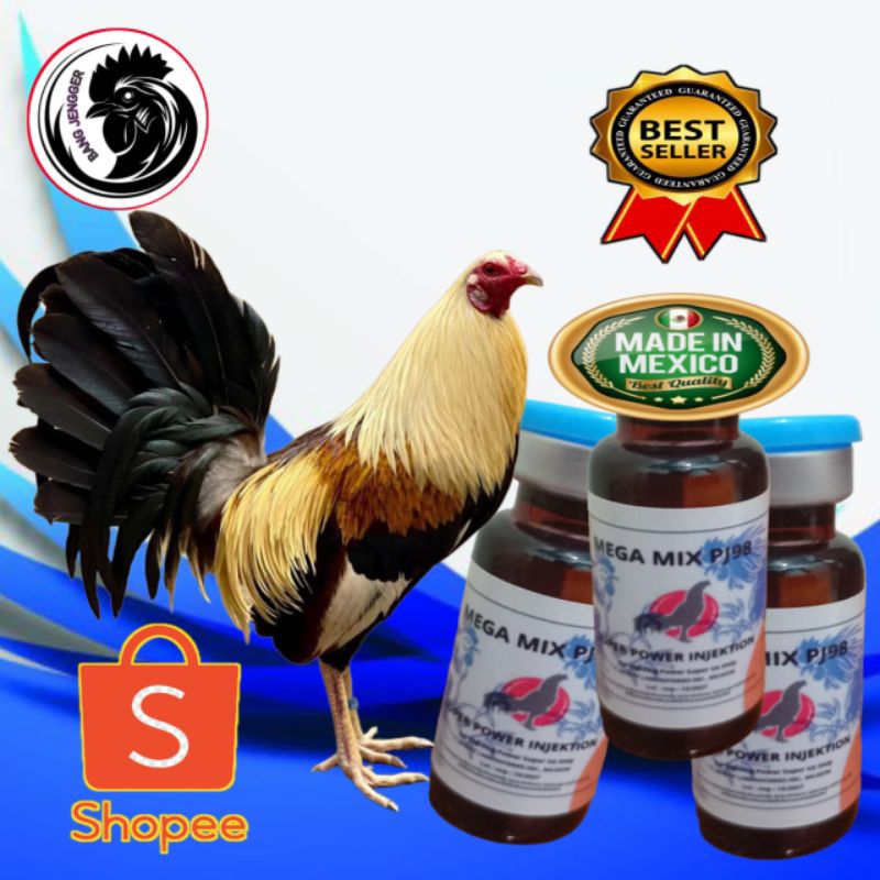 Doping Ayam Aduan Taji Pisau Thailand MEGA MIX PJ98 super power Biar Ganas