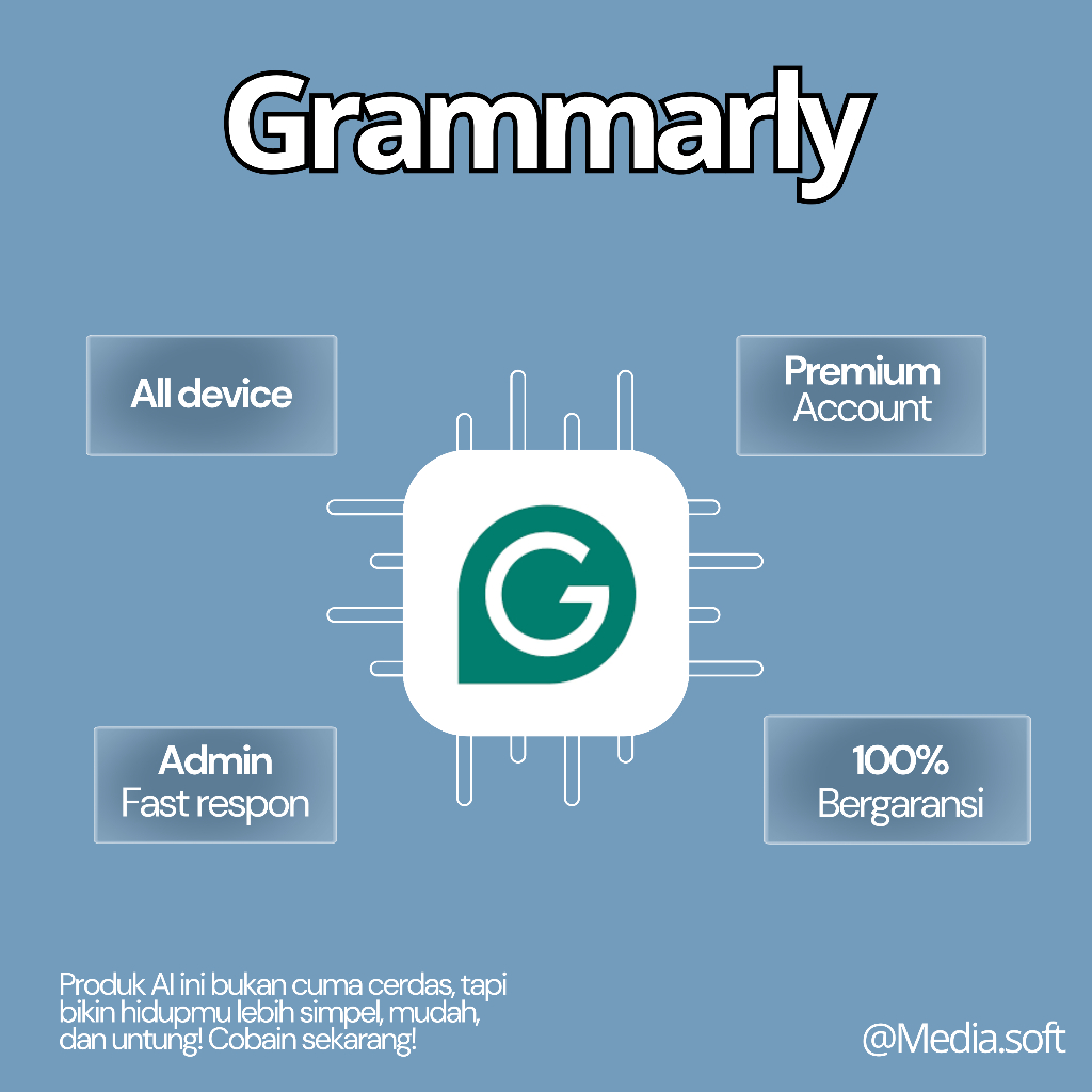 LIFETIME Grammarly " Grammarly AI Premium bikin tulisanmu selalu on point "