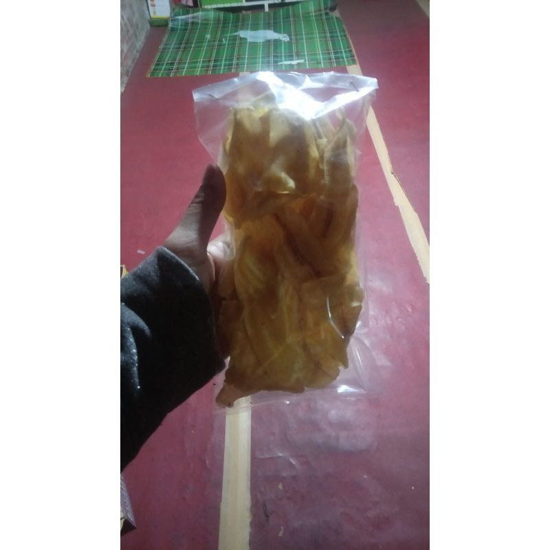 

keripik pisang asin kemasan SASET