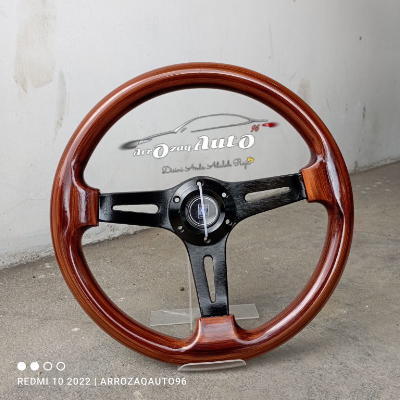 Stir kayu palang Aluminium semi celong kaki Ring 14