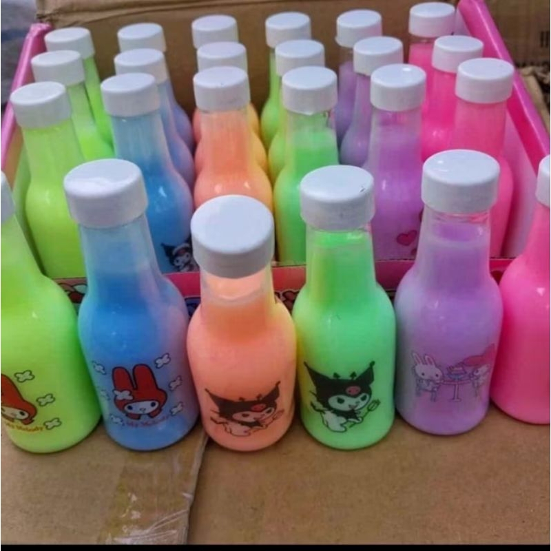 

[TERMURAH] Tofu slime bentuk botol susu sanrio kuromi
