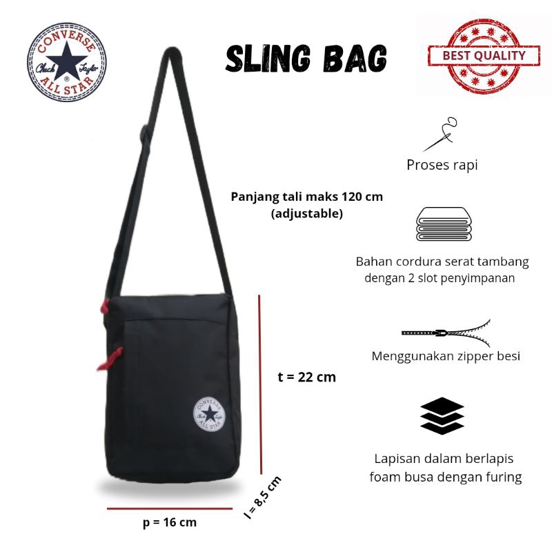 Tas Selempang Pria Converse Keren Trendy