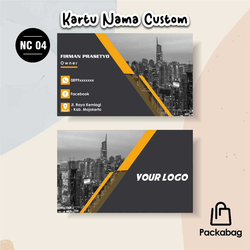 

KARTU NAMA PREMIUM - KARTU NAMA MURAH [100PCS]