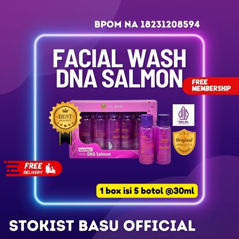 FACIAL WASH DNA SALMON ANTI AGING