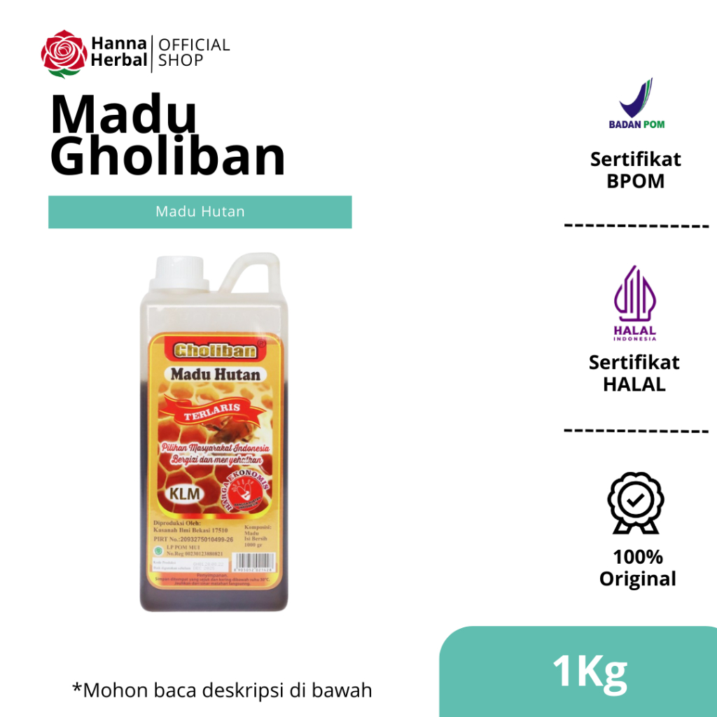 

Madu Kalimatan Hutan Gholiban KLM 1kg
