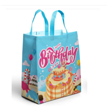 

TAS SPUNBOND GOODIE BAG LAMINASI BOX KARAKTER ULANG TAHUN ANAK MIX WARNA