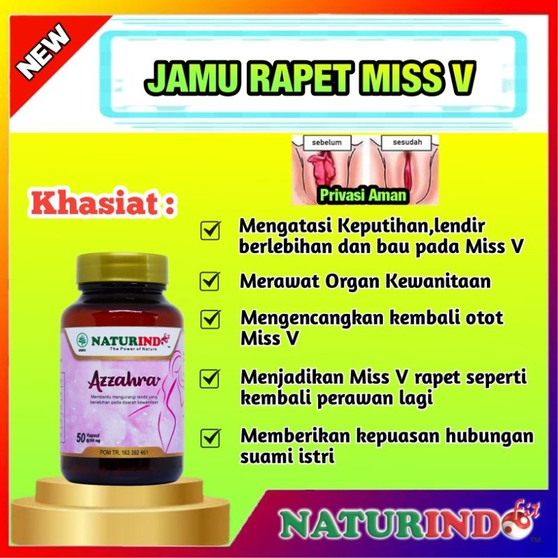 OBAT KEMBALI PERAWAN OBAT PERAPAT MISS V SPESIAL KEWANITAAN HERBAL AZZAHRA NATURINDO BISA COD