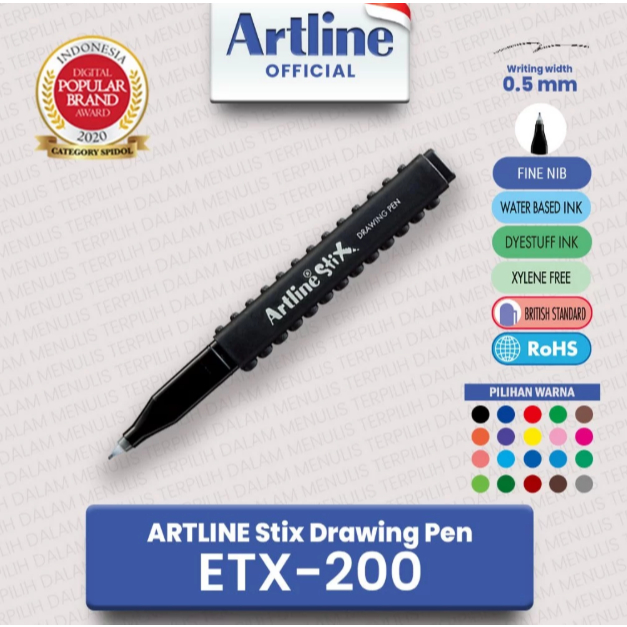 

ARTLINE SPIDOL STIX DRAWING PEN 0.5mm