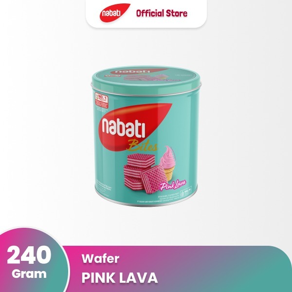 

Wafer Nabati Bites Pink Lava 240 gr