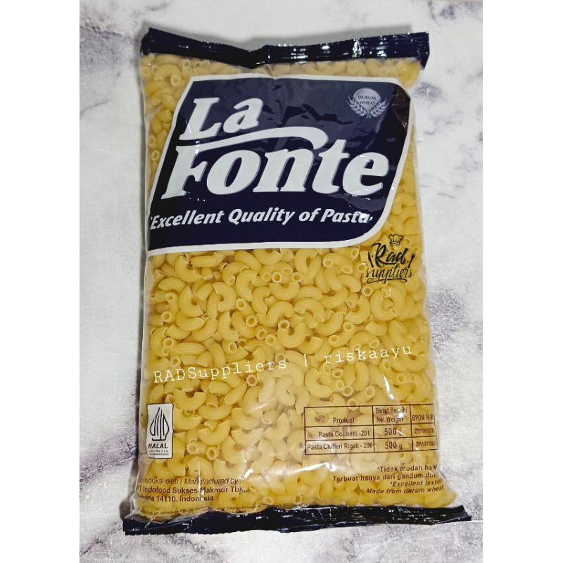 

La Fonte Macaroni (Chifferi Rigati) 500gram, Spesial Pasta, BEST PRICE!