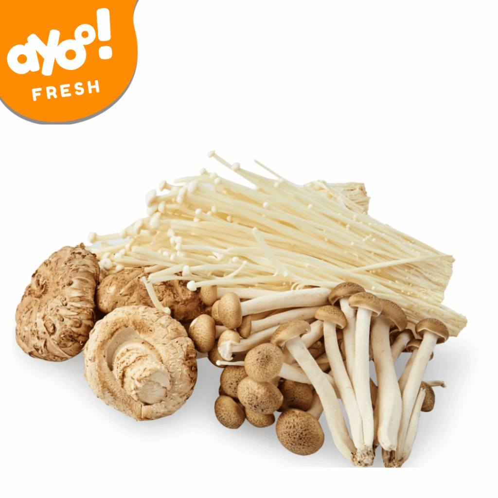 

Aneka Jamur / Mixed Mushroom 1 Pack 400g