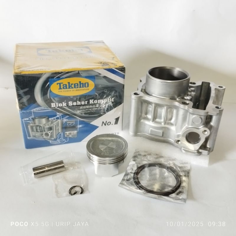 Cylinder Blok assy + piston kit Vixion old lama 2007 - 2012  / Vixion New Lightning NVL 2013 - 2015 