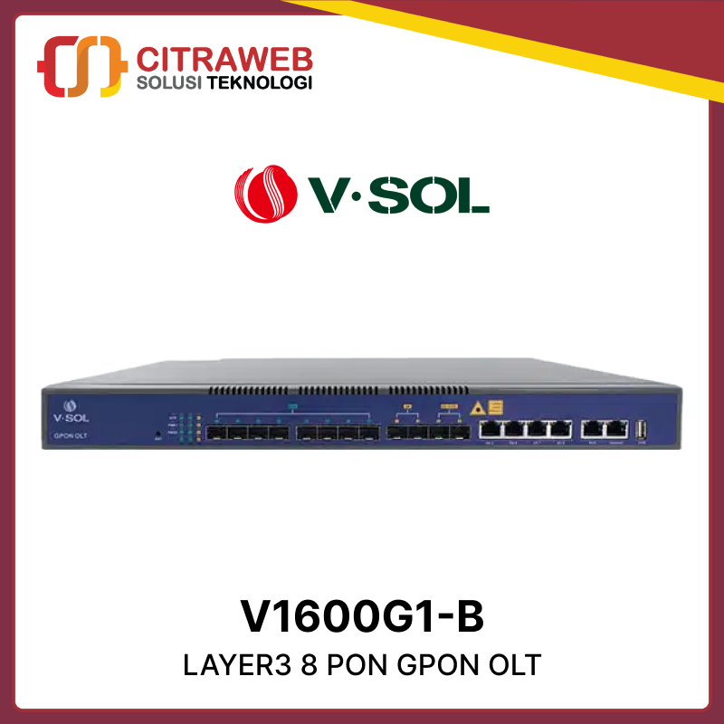 V-SOL V1600G1-B 8 PON GPON OLT vsol v1600g1-b 8 port pon gpon olt