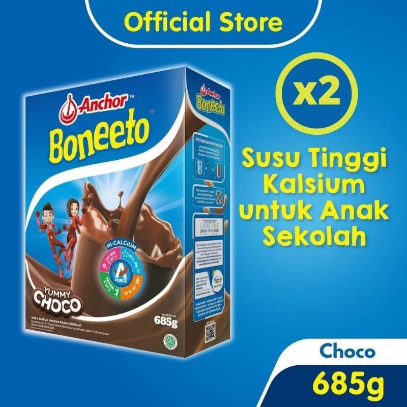 

Boneeto Susu Bubuk Anak Sekolah Yummy Choco 685gr