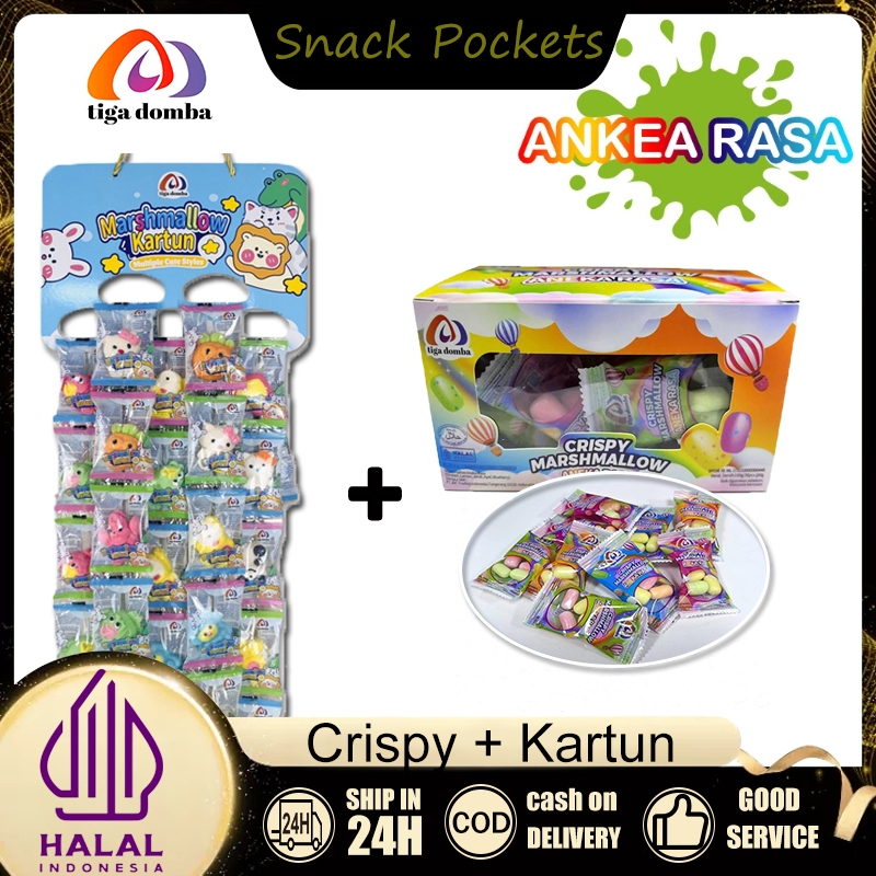 

Crispy Marshmallows + Marshmallow Kartun Paket Makanan Ringan Toko Makanan Ringan Enak dan murah