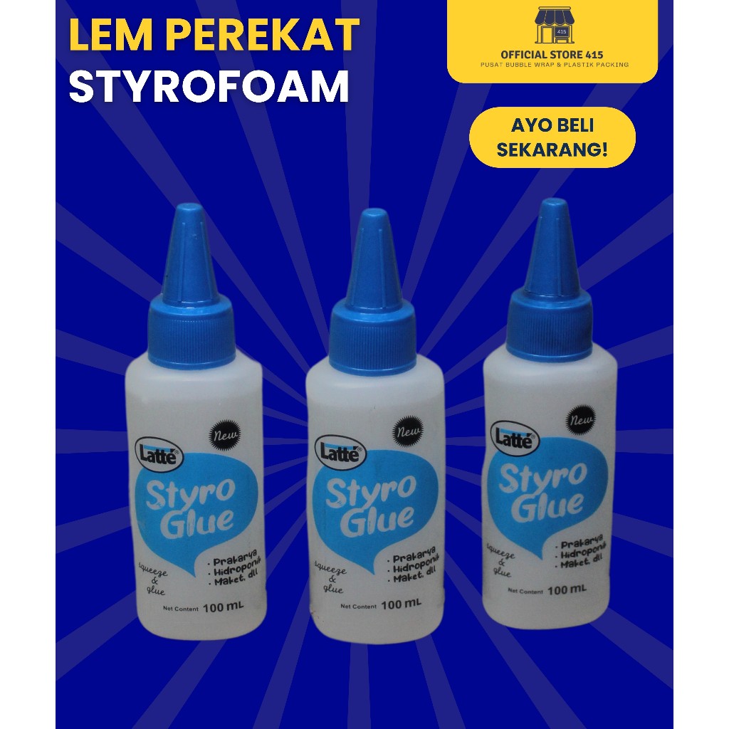 

Lem Styrofoam Perekat Gabus Unitac Lem Serba Guna