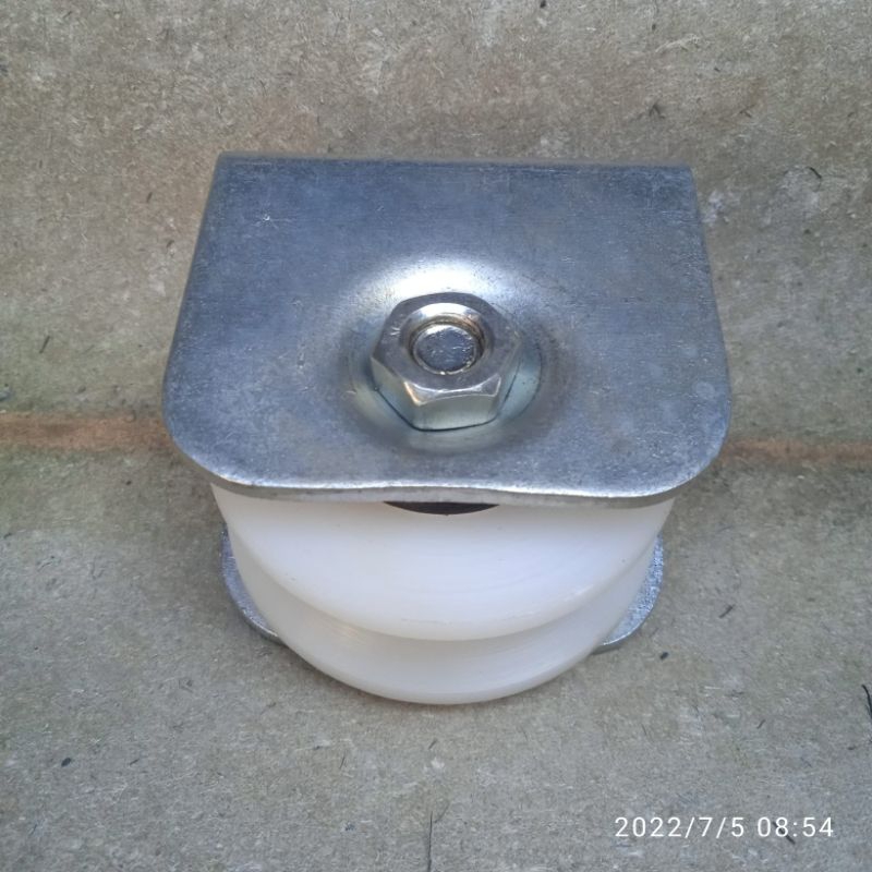 Roda Pagar Pintu Besi Nylon | Roda Nylon Anti Berisik | Roda Stainless