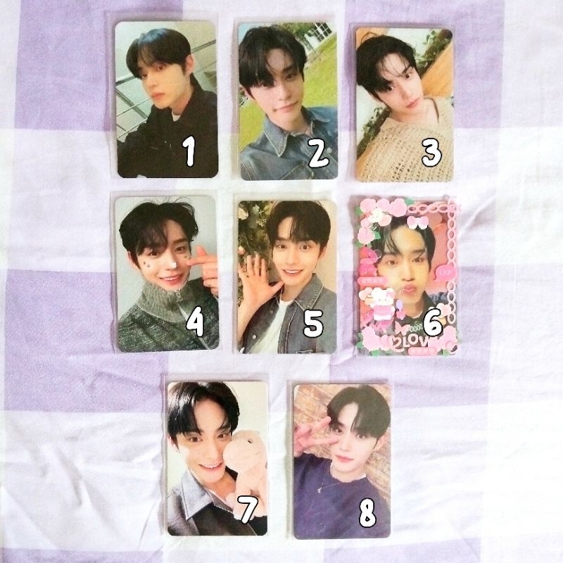 wts official photocard pc poca kim jiwoong zb1 zerobaseone pob pre-order benefit bene lucky draw ld 