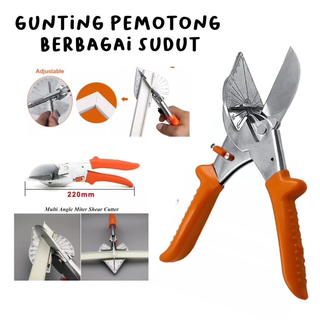 

Canto - Multi Angle Miter Shear Cutter MATA GUNTING PEMOTONG SUDUT