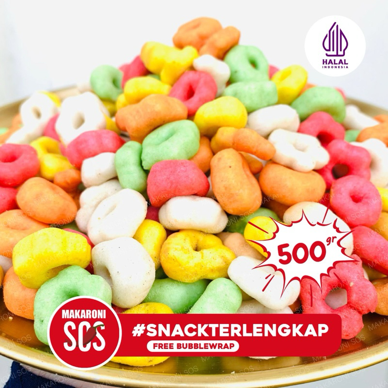 

Sakura 500Gr | 1/2Kg Snack Jadul Sakura Alen Alen Warna Warni