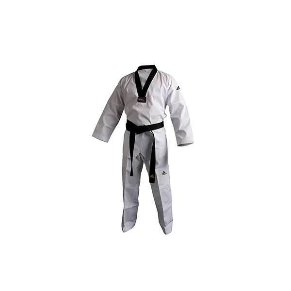 DOBOK TAEKWONDO ADIDAS ADISTAR KERAH HITAM ORIGINAL