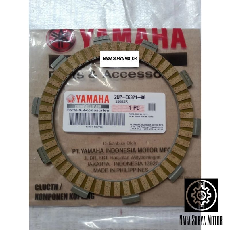 Kampas kopling Yamaha Vixion NVA 2UP-E6321-00 ORI YGP