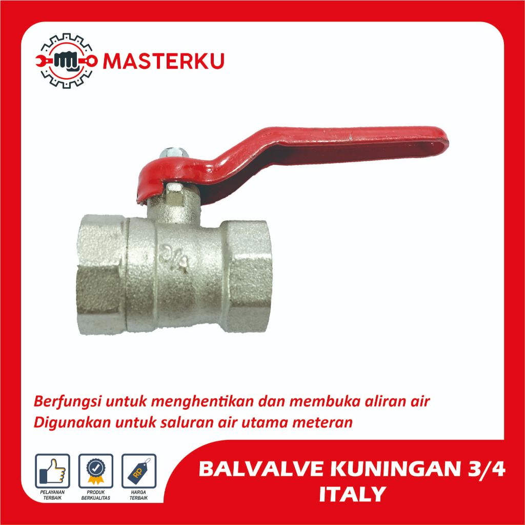 Balvalve Kuningan Italy  / Stop Kran