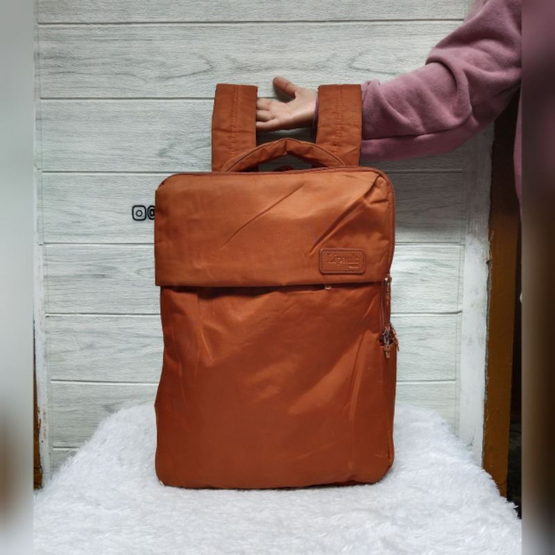 Lipault Backpack Tas Ransel Laptop Brand Travel Bag Second