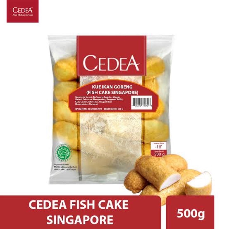 

CEDEA FISH CAKE SINGAPORE 500GR