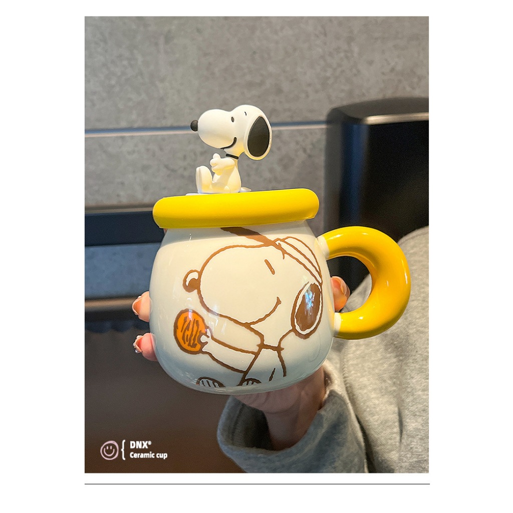 Mug Snoopy Colourful | Gelas Snoopy Premium | Mug Keramik Snoopy