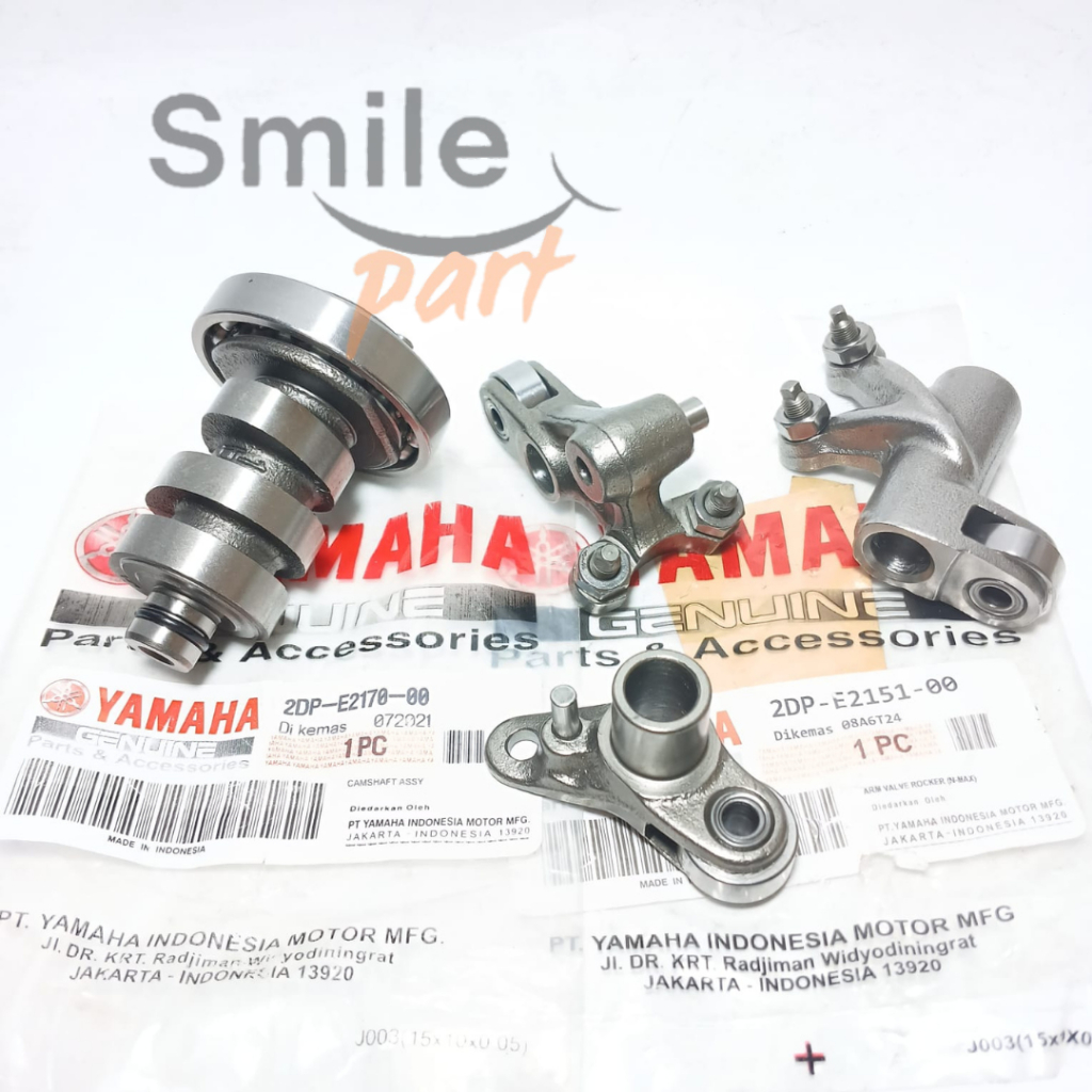 Noken As N-Max Nmax 150 Aerox 155 Lexi 2DP + Platuk klep set Yamaha Rocker Arm Camshaft Lahar Nmax