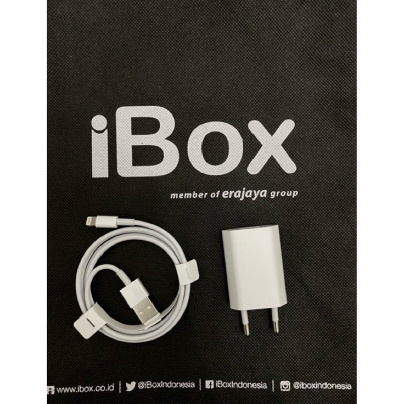 Charger iPhone Original iBox Kabel USB Charger Adapter dan Kabel