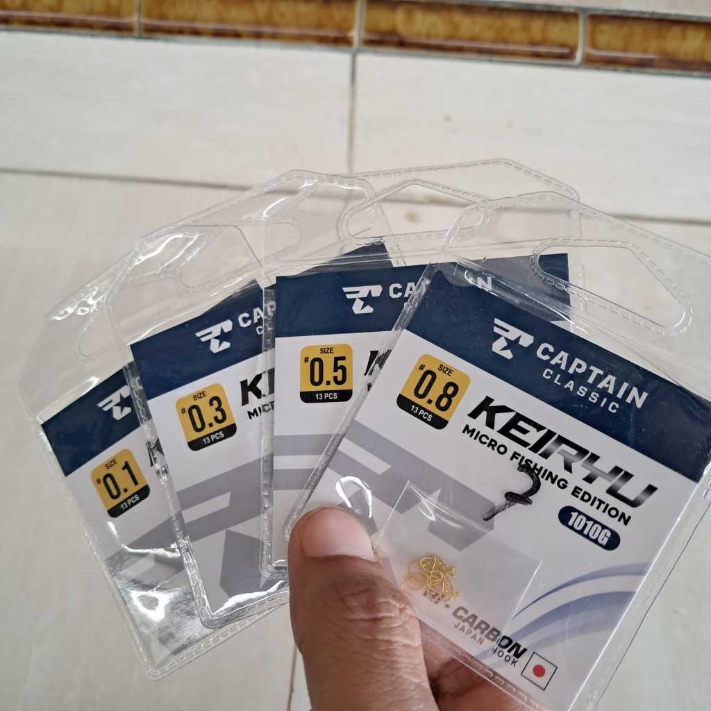 KAIL CAPTAIN 1010G / KAIL WADER / KAIL KECIL WARNA EMAS / KAIL CARBON ADA LUBANG