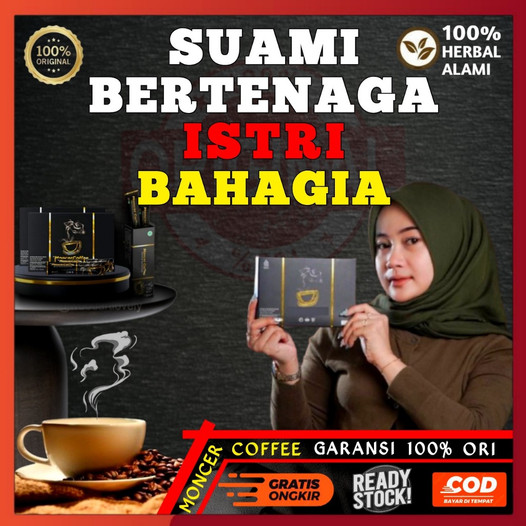 

CoffeeMonceer Original Kopi Stamina Pria Kuat Tahan Lama Sampai Pagi Alami Tanpa Efek Samping - BPOM