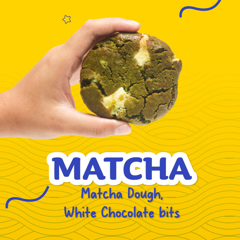 

MATCHA COOKIE - SOFT AND CHEWY COOKIE - THE GOOSE BAKER
