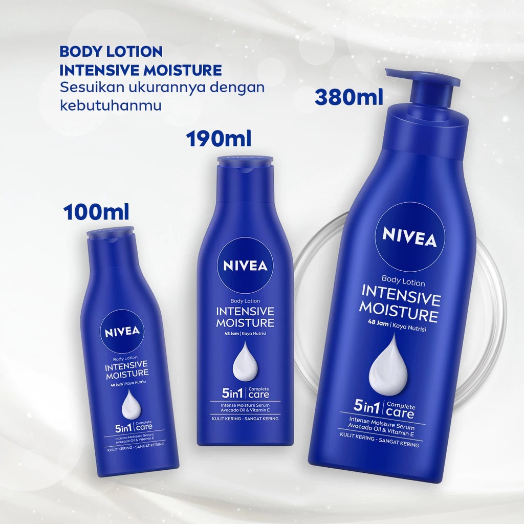 NIVEA Body Care Body Lotion Intensive & Moisture Lotion/Body Serum 180ml ORIGINAL