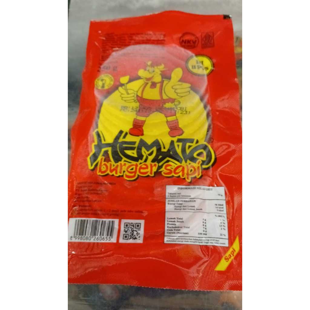

Hemato Daging Burger isi 10 pcs