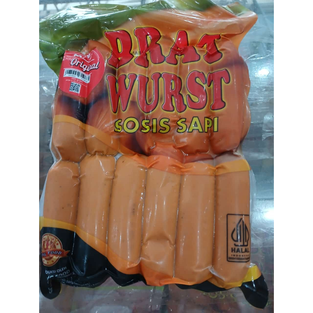 

KING FOOD BRATWURST SOSIS SAPI ORIGINAL ISI 12